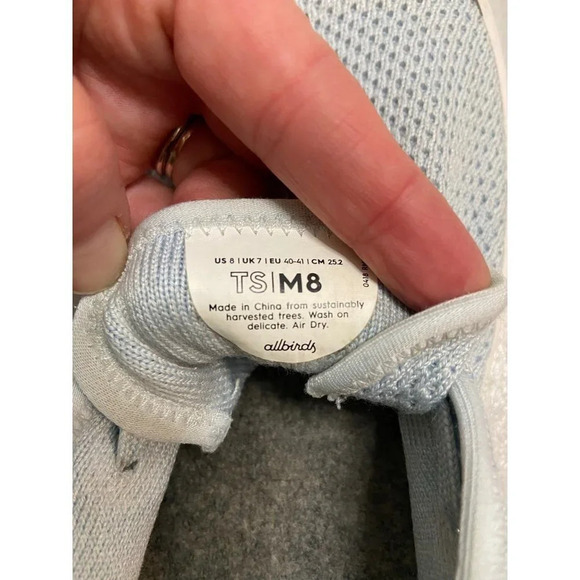 Allbirds Tree Skipper Kauri Cloud Limited Edition Light Blue-sz 8 - Picture 9 of 9